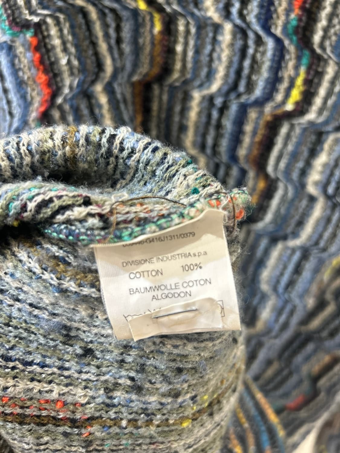 미쏘니 패턴 니트 상품이미지4