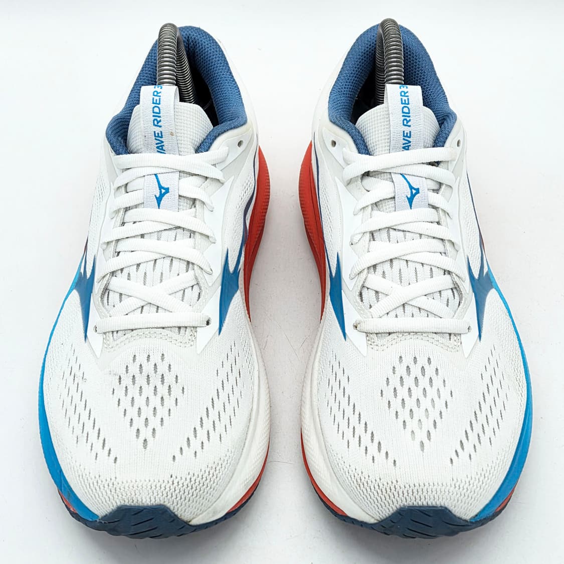  미즈노 웨이브 라이더30 흰/파 (270)  상품이미지4