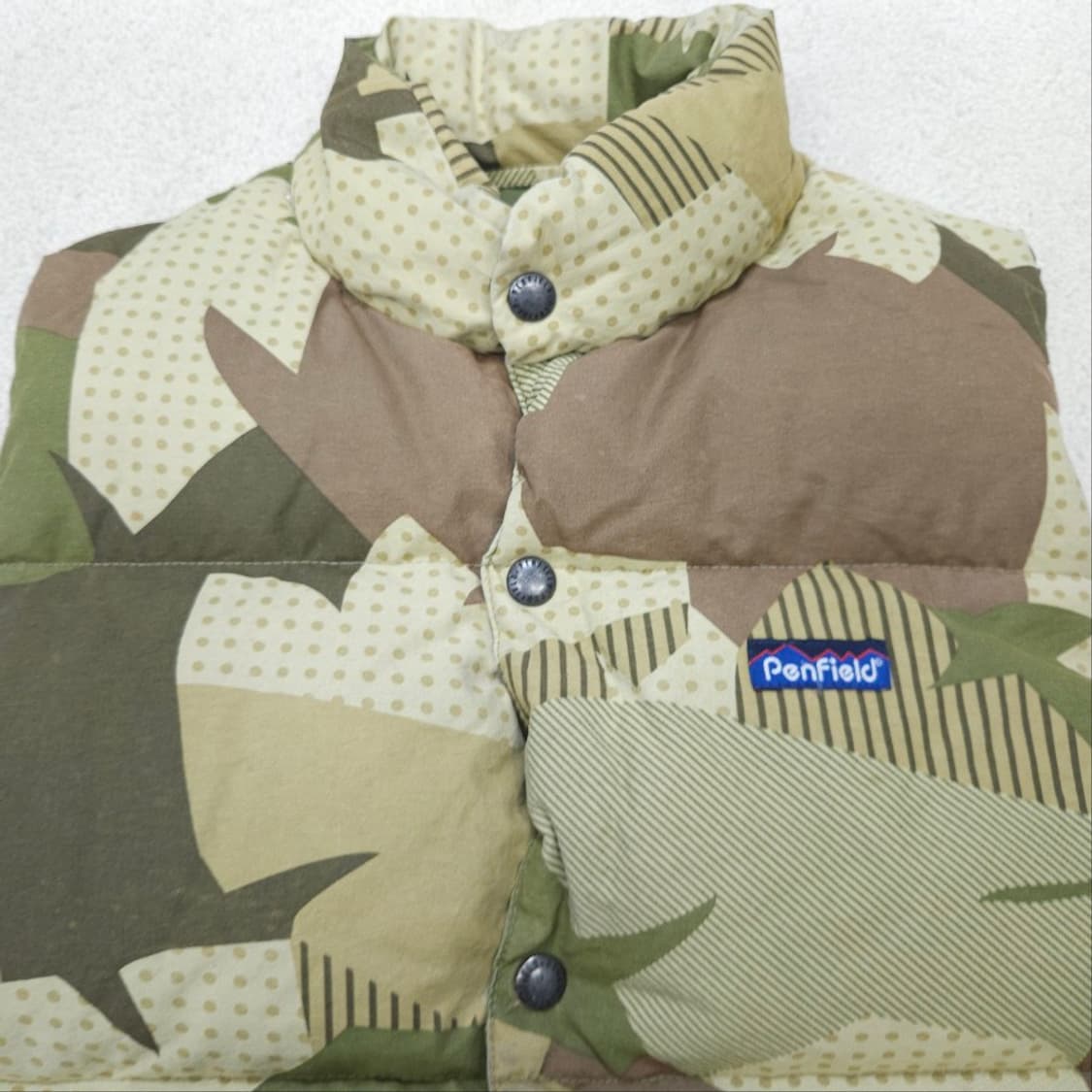 펜필드 카모 덕다운 베스트 상품이미지3