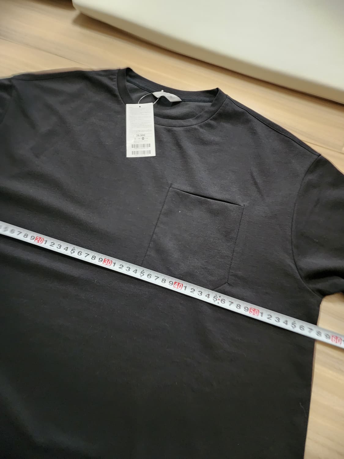 프로젝트엠쿨텐션포켓반팔티셔츠105블랙 상품이미지5