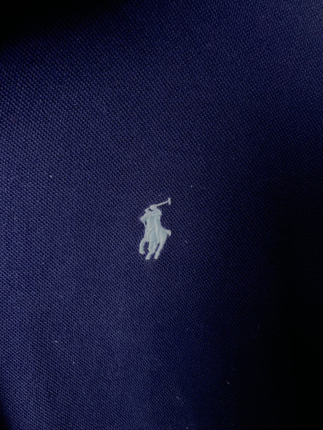 폴로 랄프로렌 신형 화이트 포니 네이비 긴팔 카라티 상품이미지3