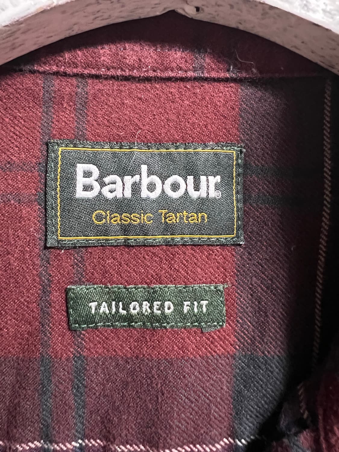 Barbour 바버 테일러핏 체크 셔츠 상품이미지3