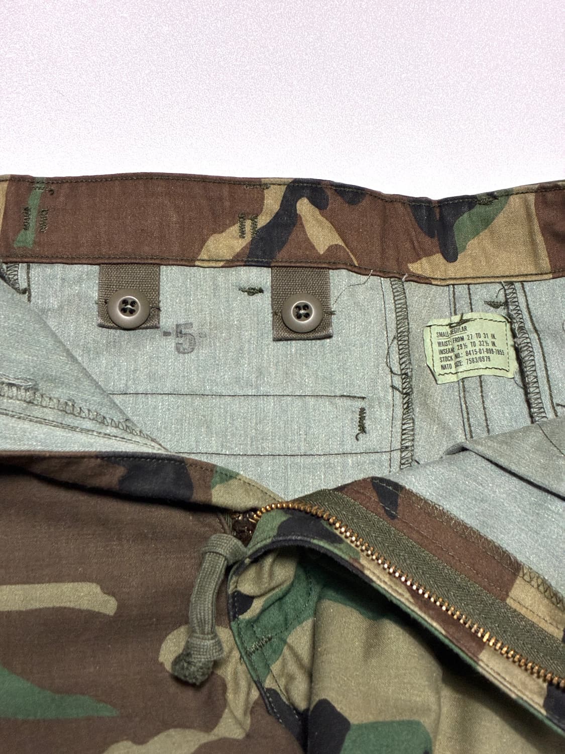 우드랜드 M65 스타일 카고팬츠 (S) 상품이미지5
