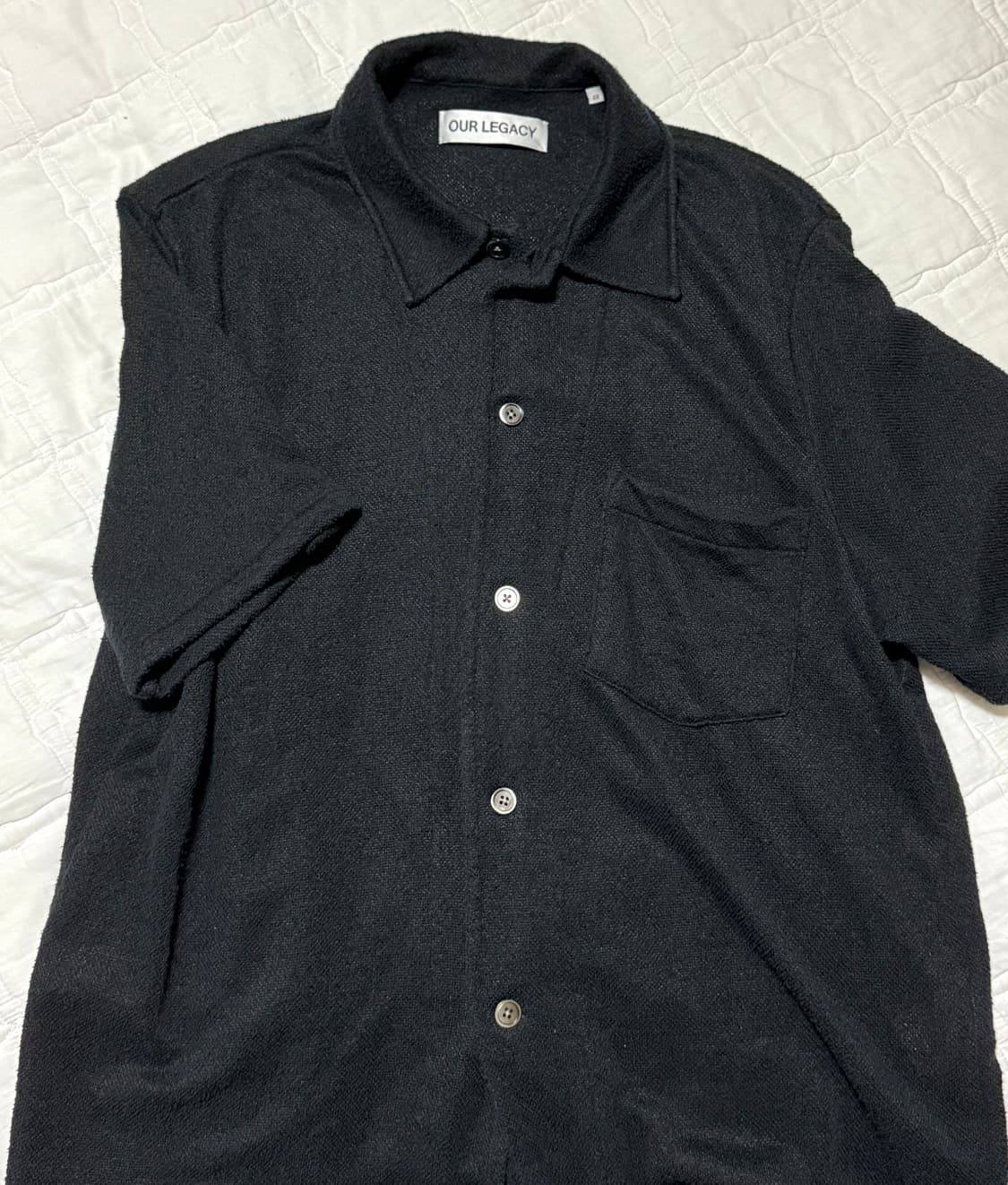 (48) 아워레가시 부클레 반팔 셔츠 블랙 상품이미지1