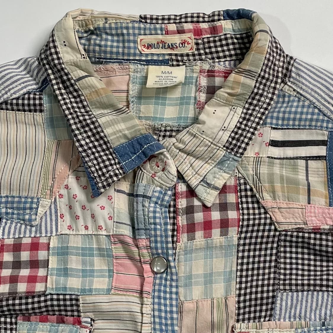 폴로 랄프로렌 우먼스 패치워크 웨스턴 셔츠 상품이미지3