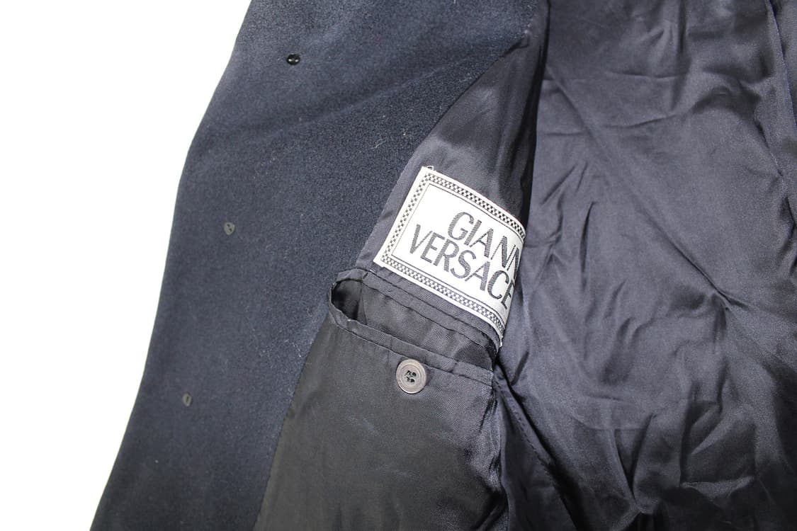 1990s 지아니 베르사체 테일러드 울 오버코트 상품이미지3