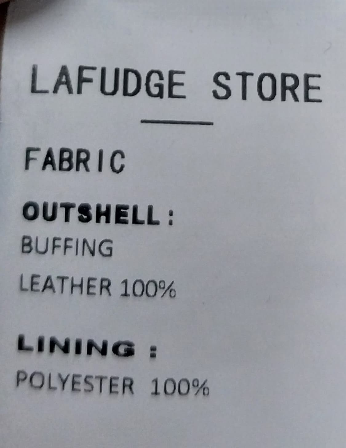 라퍼지 스토어 버핑 레더 블레이져 L 상품이미지6