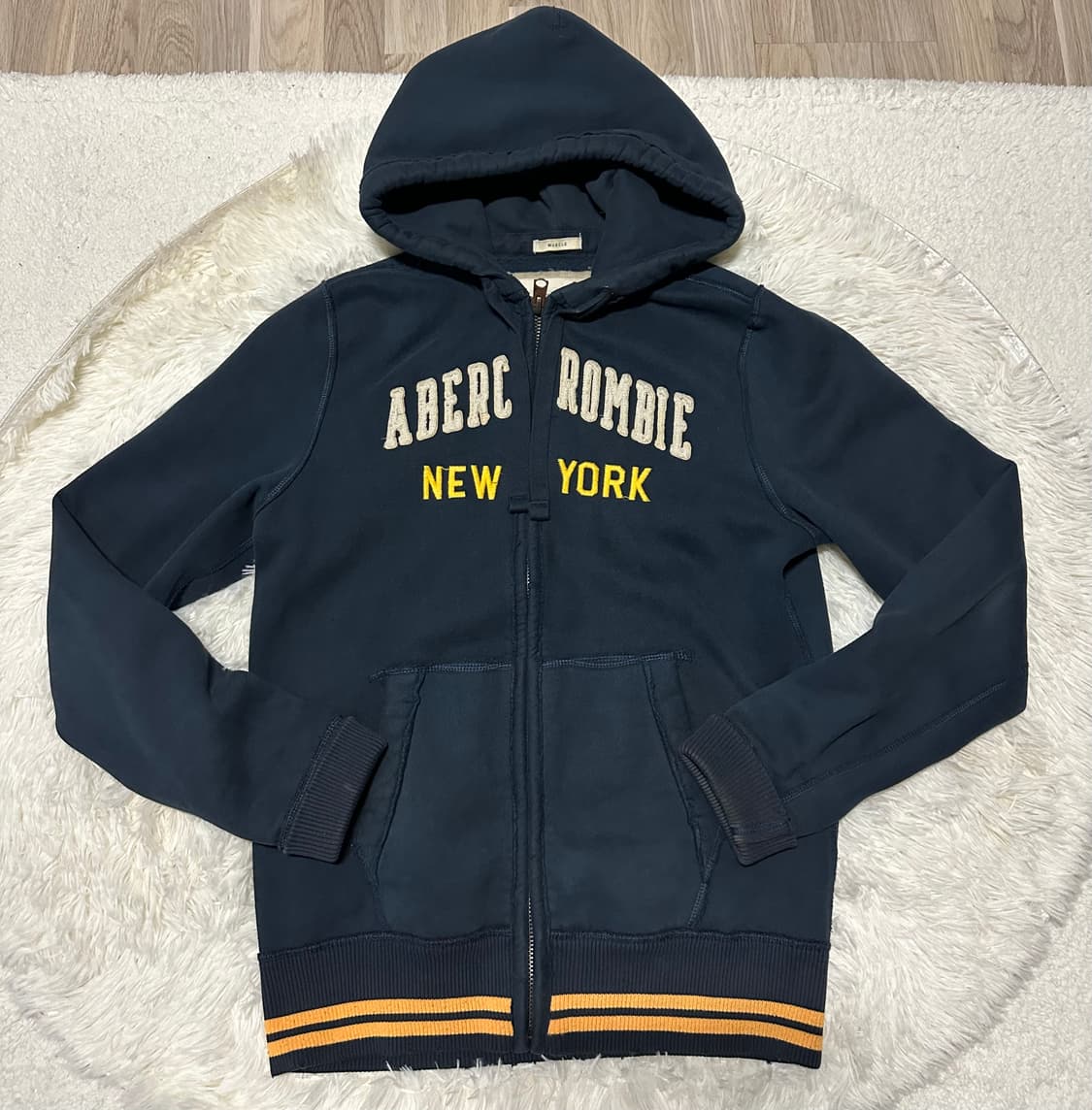아베크롬비 옐로우 포인트 후드집업 L 상품이미지1