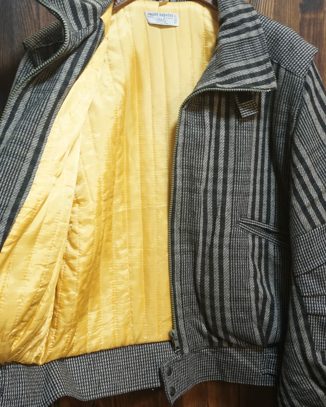 이태리 Andre Ghekiere 헤링본 자켓 상품이미지6