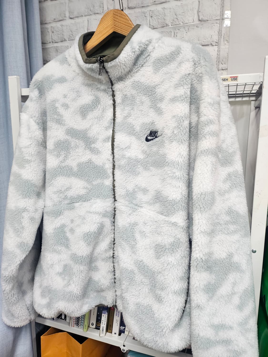 나이키 후리스자켓 110 양면 뽀글이 카모 플리스자켓 XD32 상품이미지2