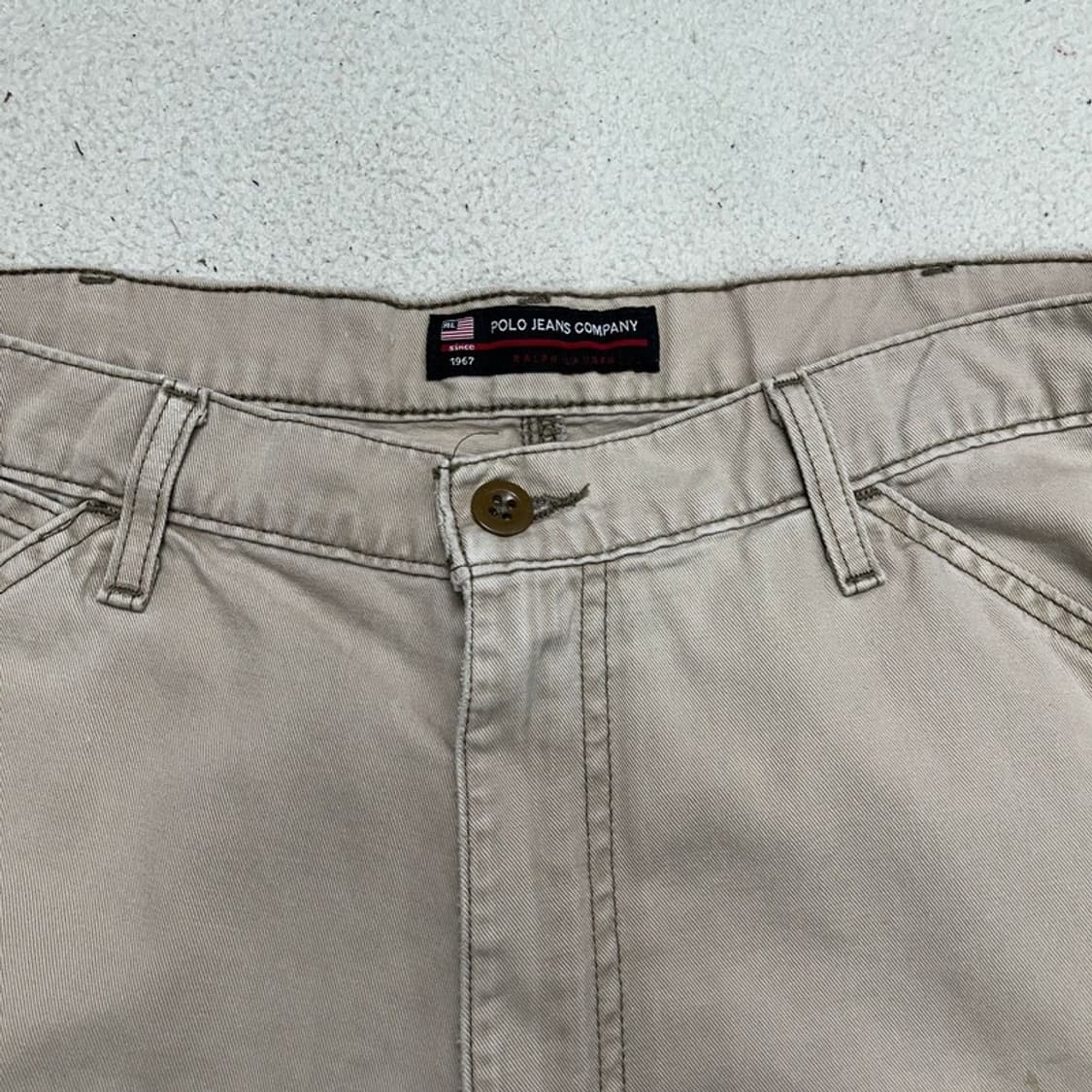 RALPH LAUREN JEANS 컴퍼니 베이지 반바지 33 상품이미지5