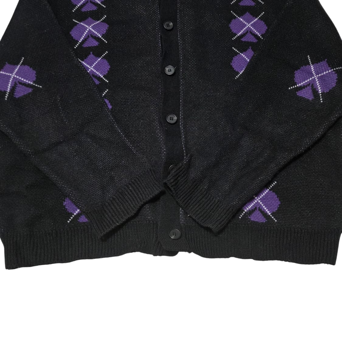 XTONZ 엑스톤즈 스페이드 패턴 니트 가디건
 상품이미지2