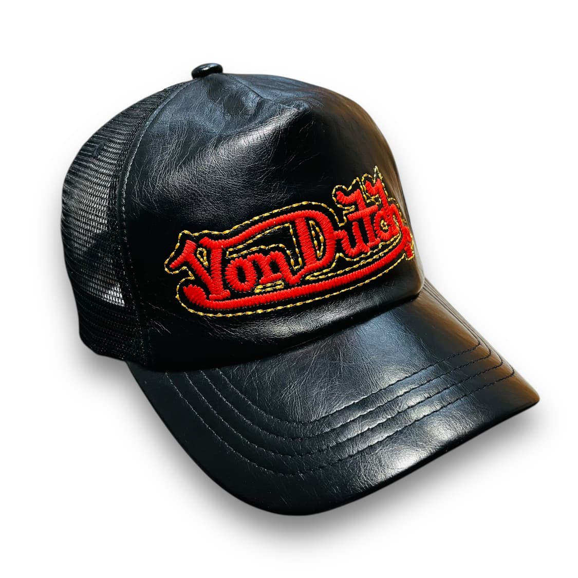 본 더치 y2k 락시크 PU 트러커 빈티지 메쉬캡 상품이미지4