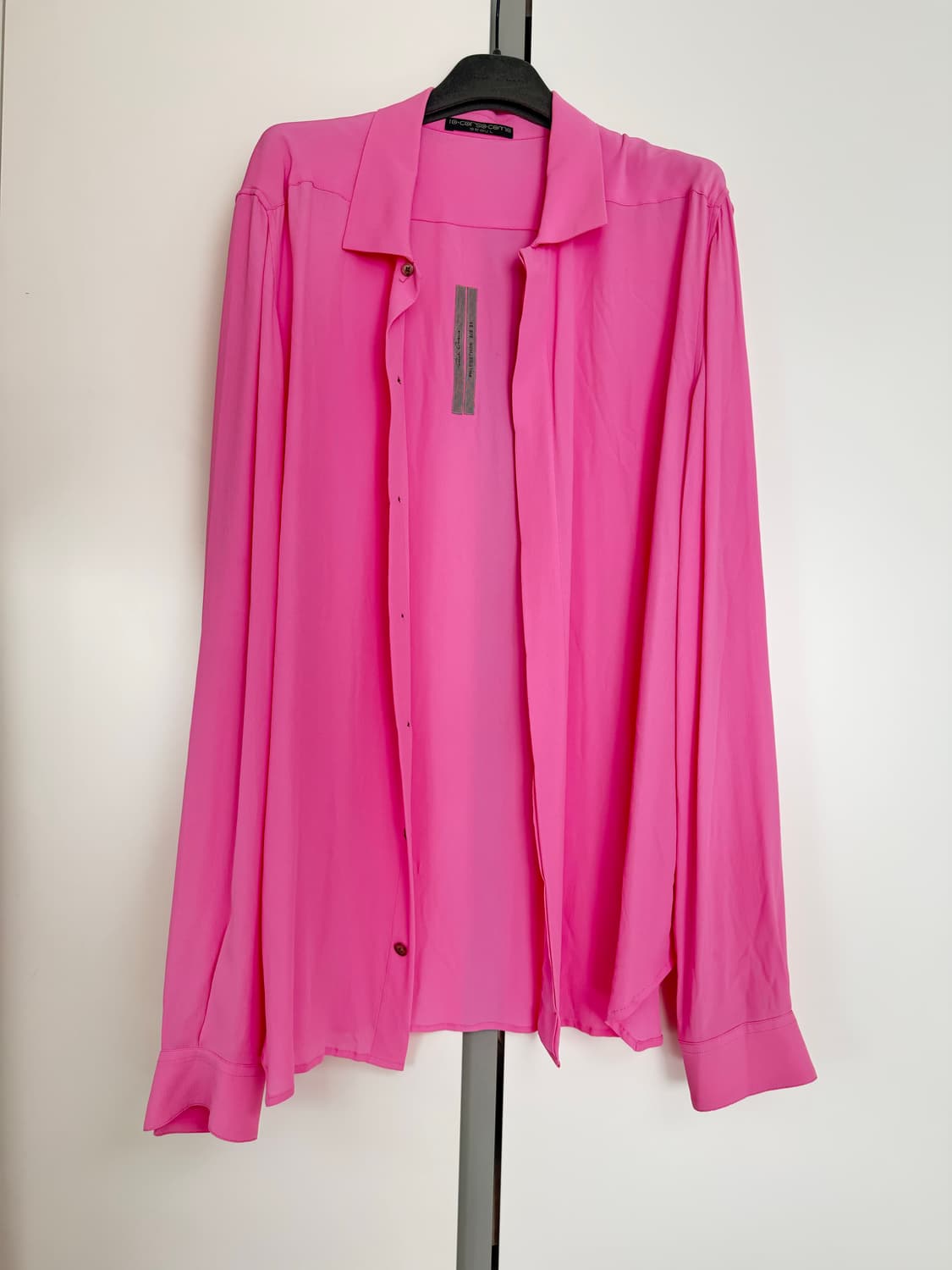 릭오웬스 오피스 셔츠 팝 핑크 상품이미지1