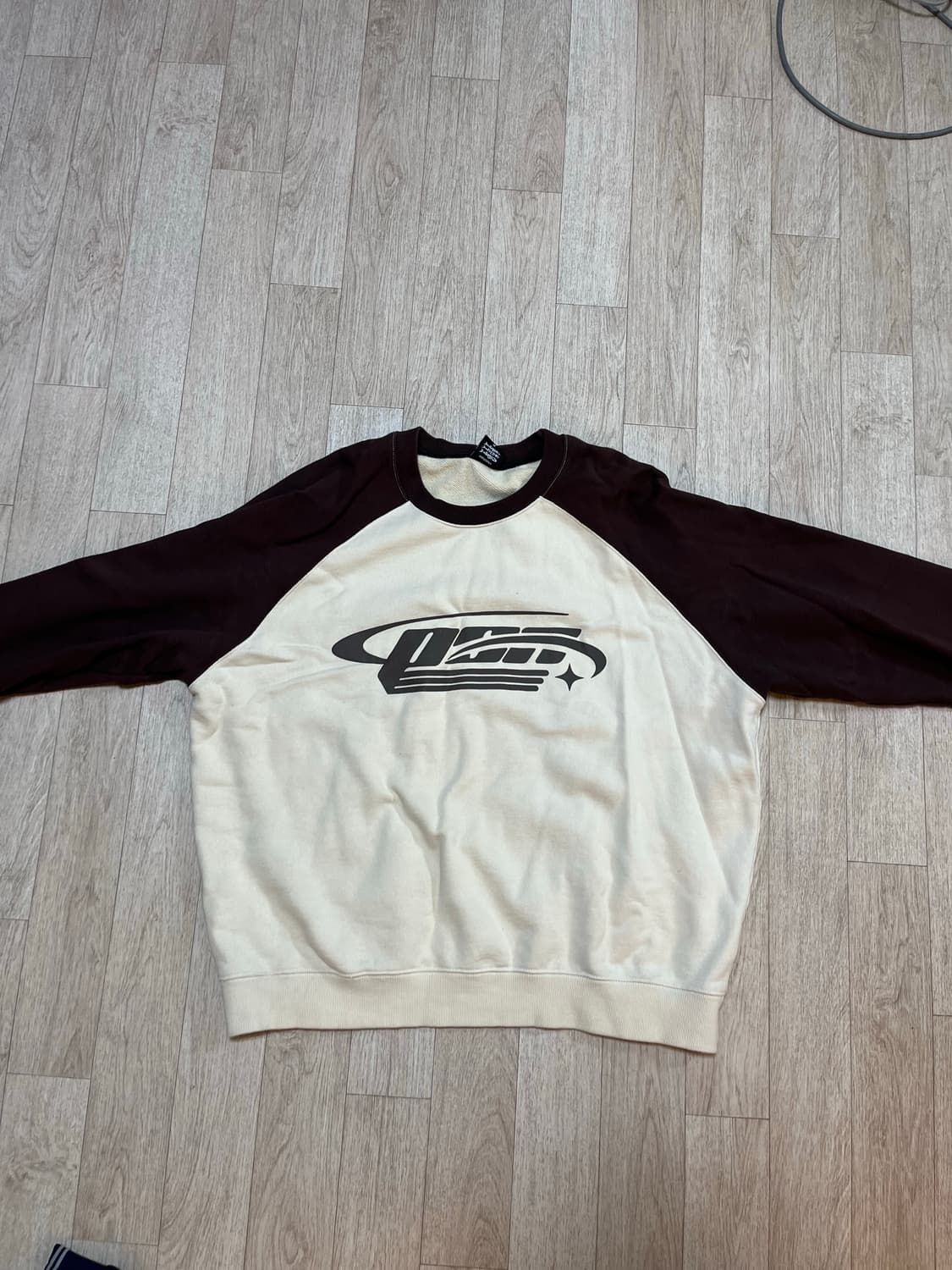 빈티지 배색 맨투맨  상품이미지1