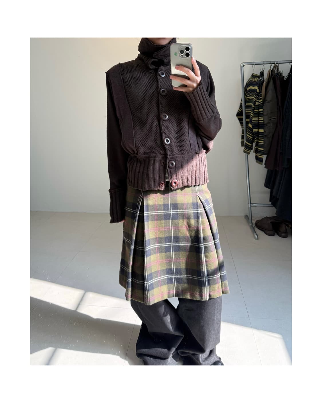 빈티지 울 혼방 가디건 상품이미지1