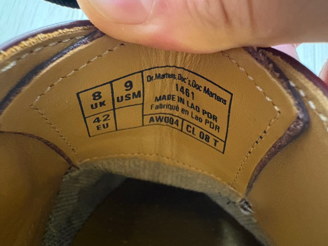 닥터마틴 1461 3홀 체리레드 270 상품이미지7