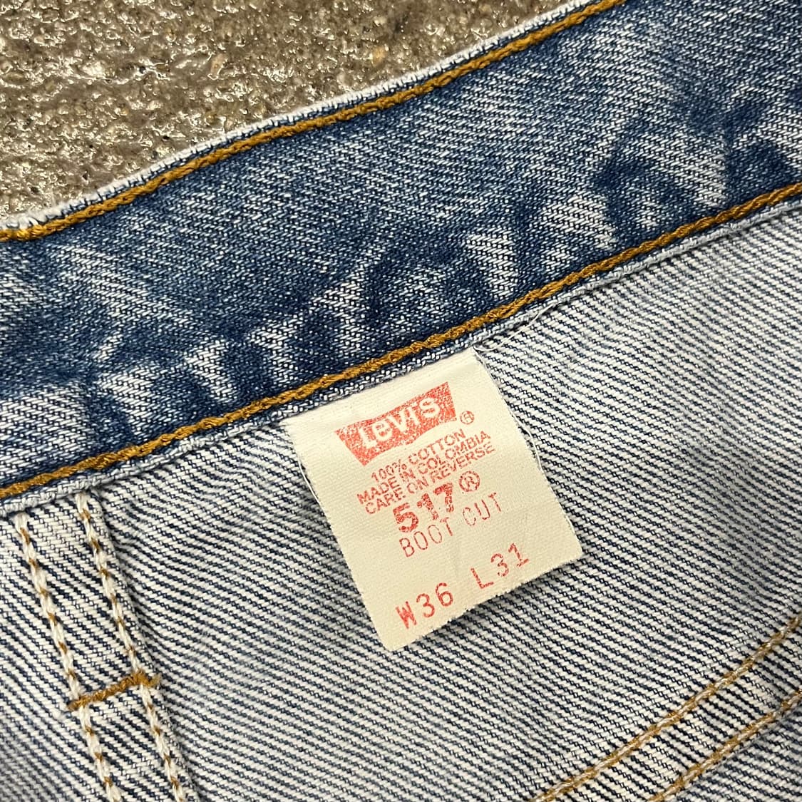 90s Levis517 데님 부츠컷 (34“) 상품이미지6