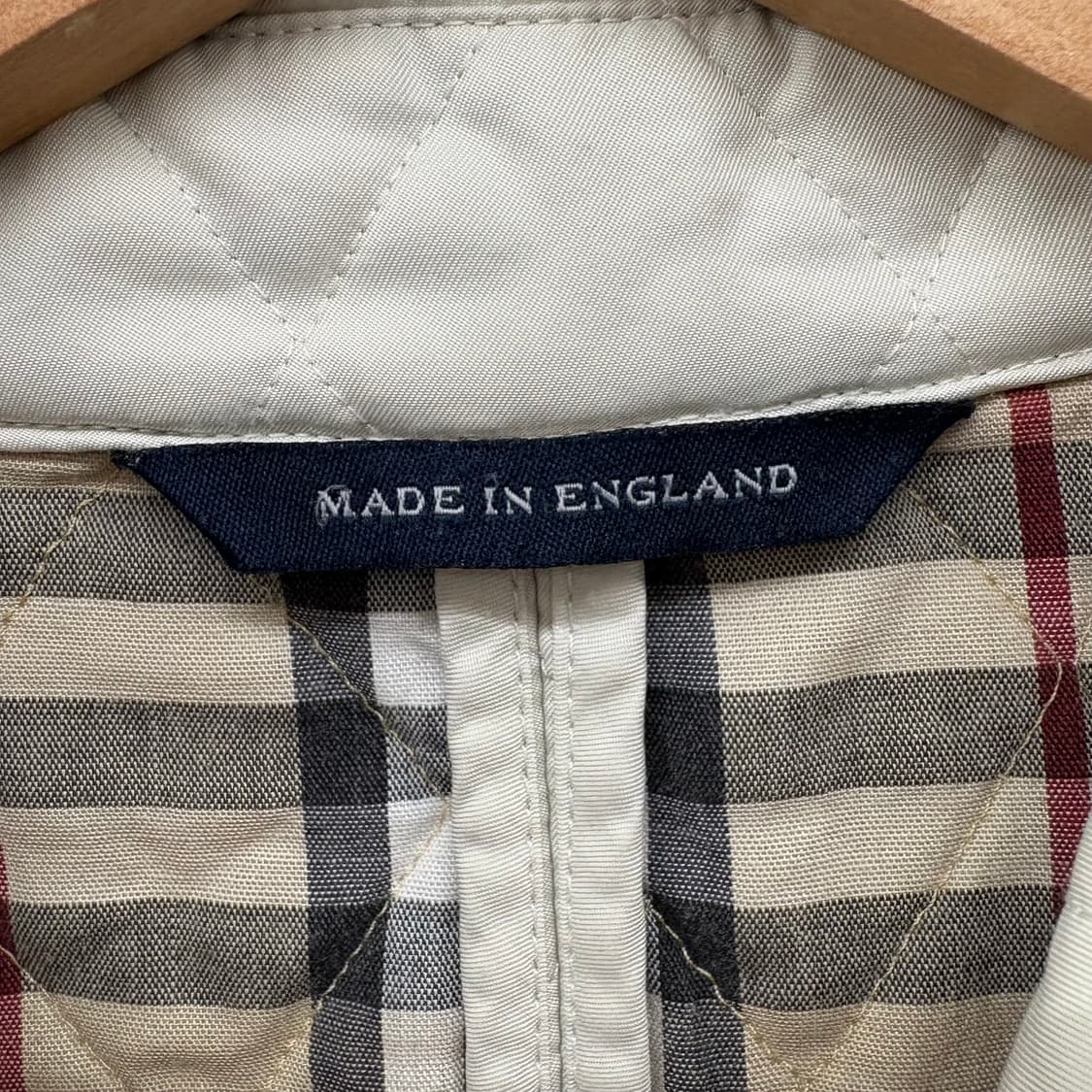 버버리 퀼팅 자켓 아이보리 여/M 상품이미지3