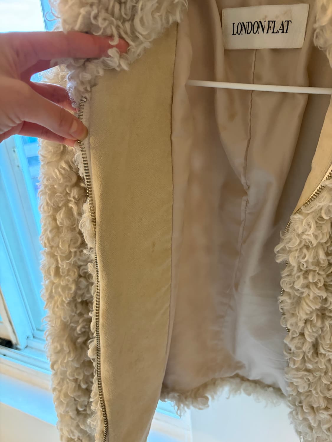 런던플랏 퍼 양모자켓 상품이미지4