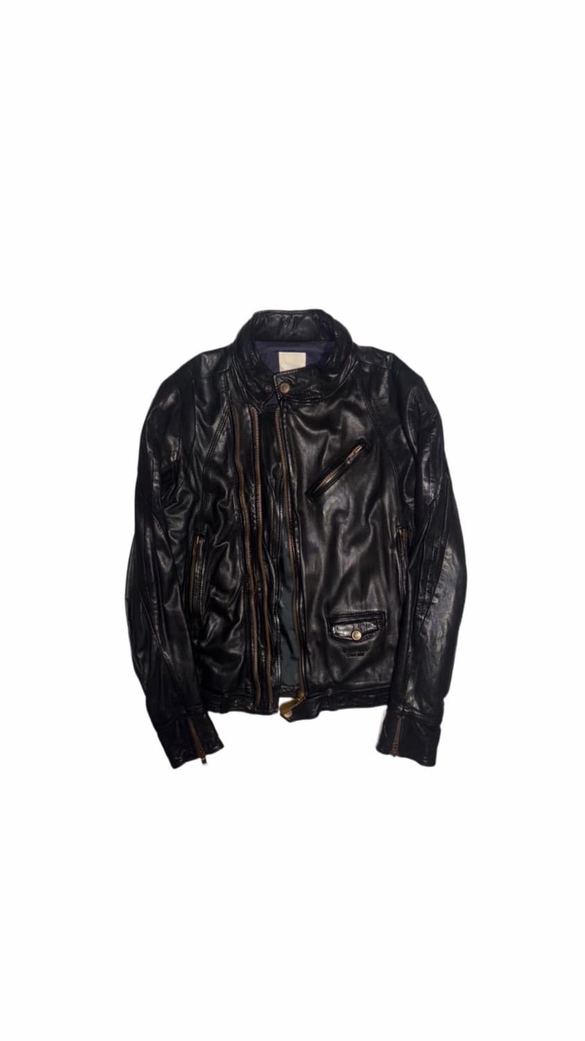 Diesel Leather Rider Jacket 상품이미지1