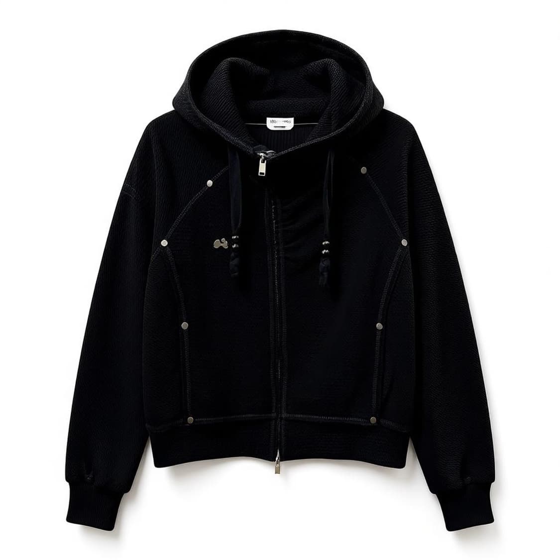 hugyourskin 허그유어스킨 후드집업 블랙 상품이미지1