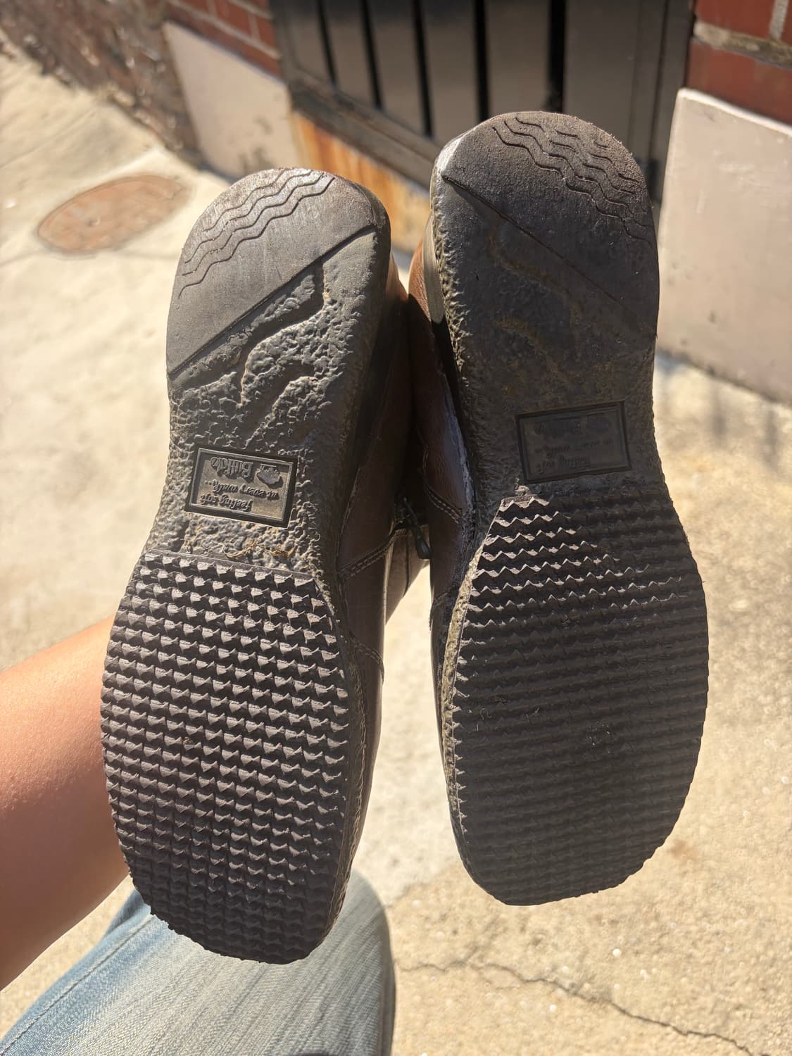 Buffalo 사이드 지퍼 레더 컴포트 부츠 230 상품이미지5