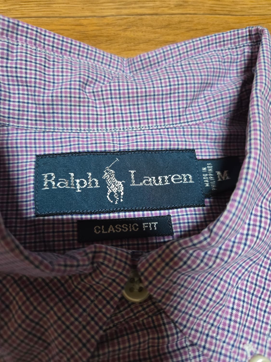 폴로 랄프로렌 남성 체크 반팔 셔츠(클레식핏 M) 상품이미지7