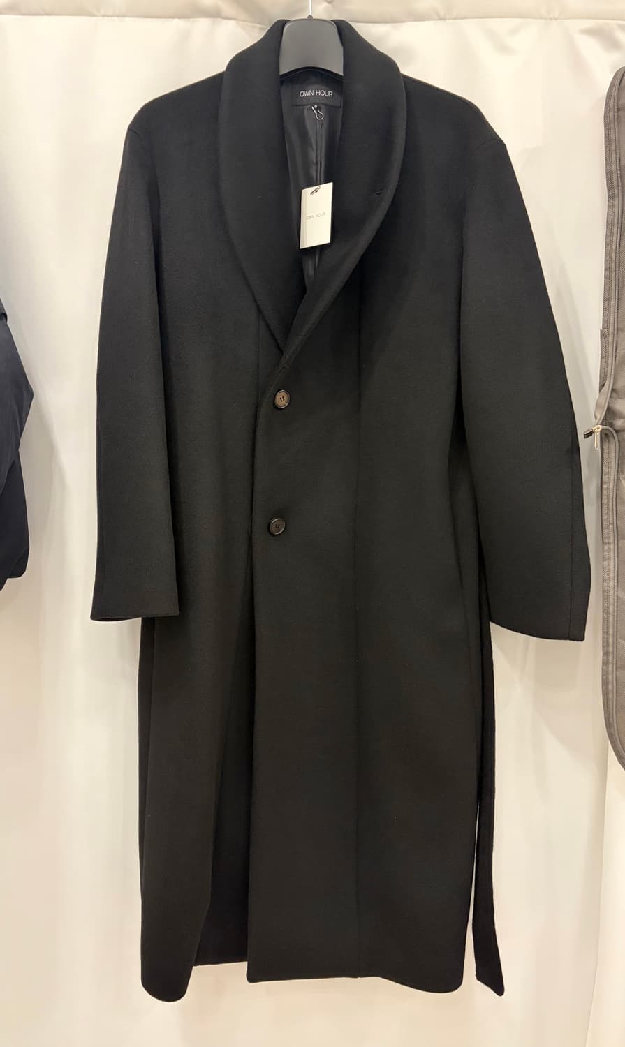 김현우 ownhour 울 벨티드 코트 M 상품이미지3