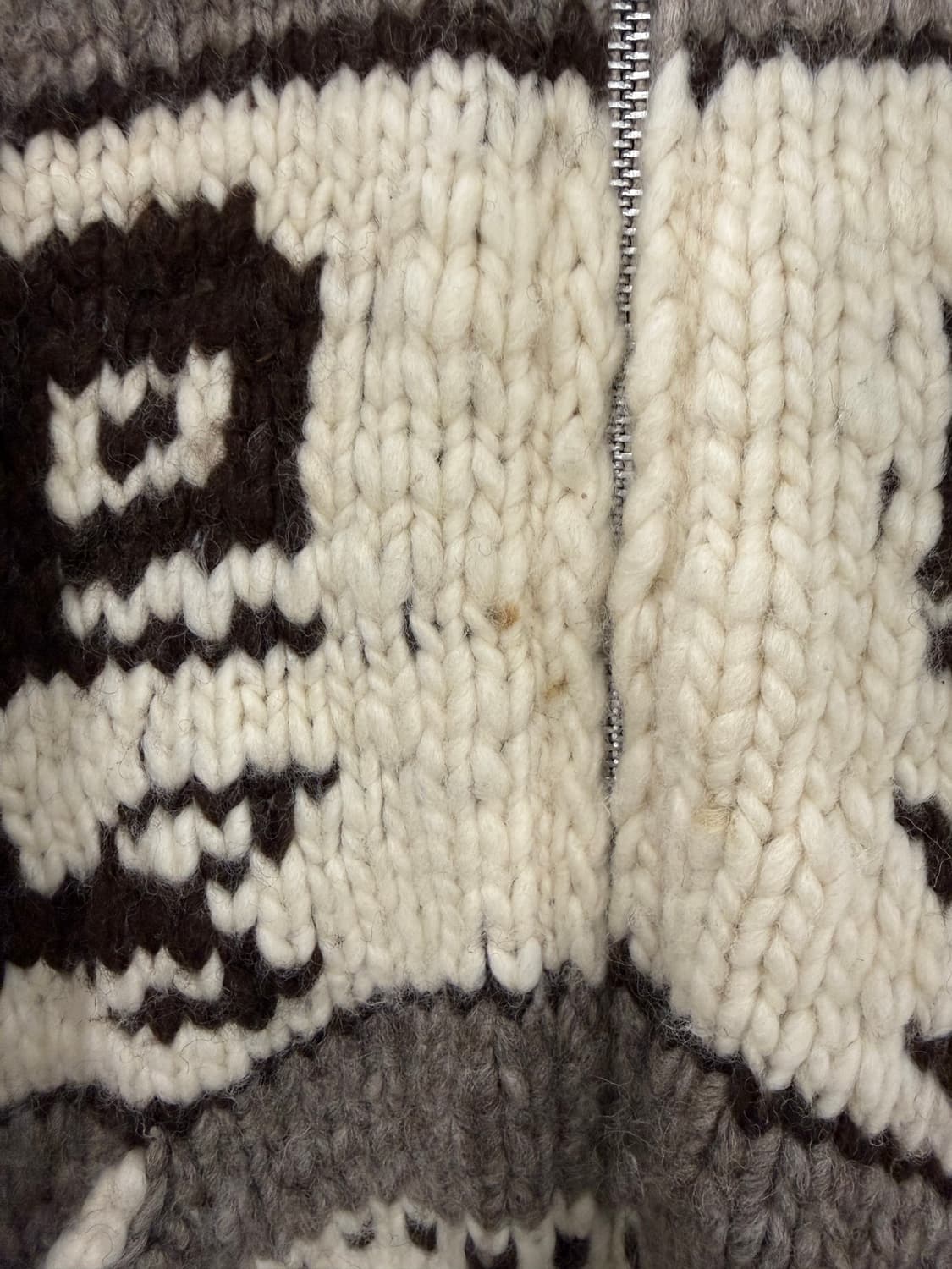 COWICHAN INDIAN 캐나다 코위찬 인디언 스웨터 자켓  상품이미지5