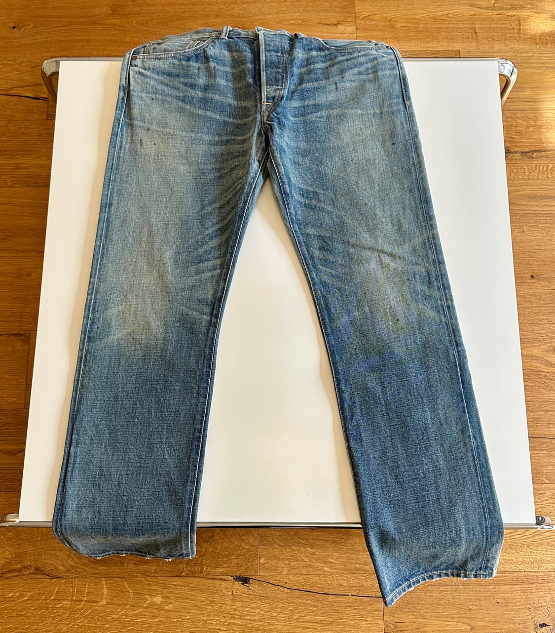 RRL 더블알엘 로우 스트레이트 셀비지 데님 32-30 신품급 올드 모델 상품이미지2