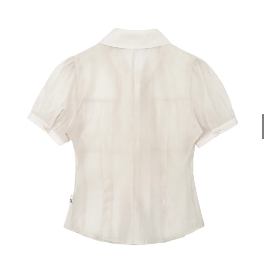 미레코 셔링 블라우스 SHIRRING SHEER BLOUSE 상품이미지3