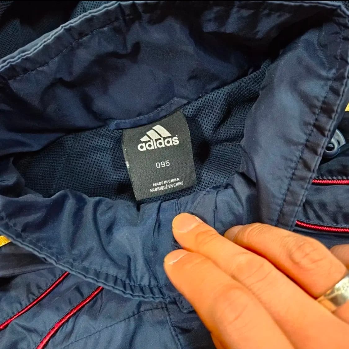 아디다스 올드스쿨 러시아 국대 레인 바람막이 자켓 M size 상품이미지7