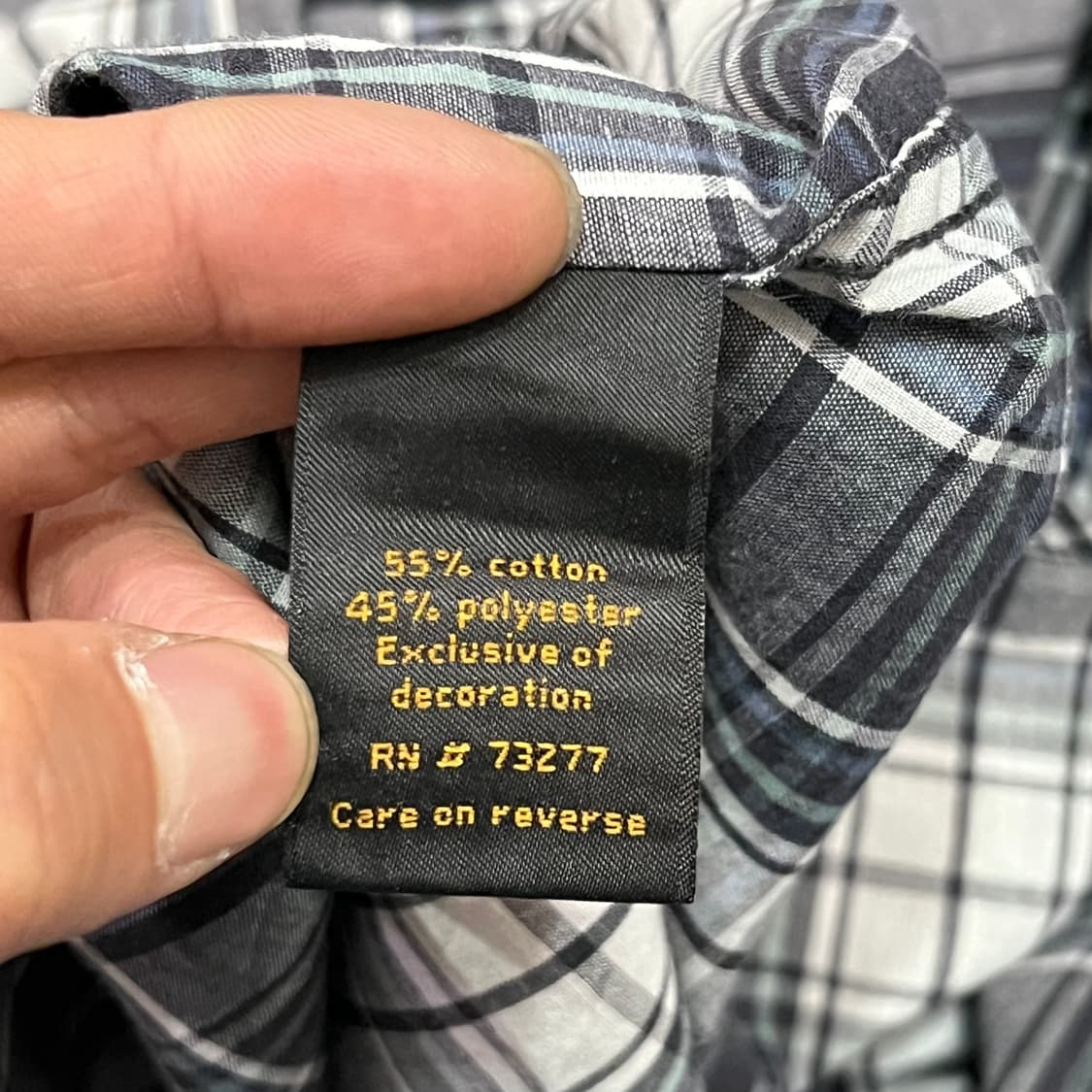  Helix 체크 십자가 웨스턴 하프 셔츠 y16248 상품이미지7