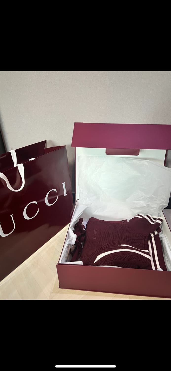 GUCCI 25SS 구찌 로고 울 가디건 신상 상품이미지1
