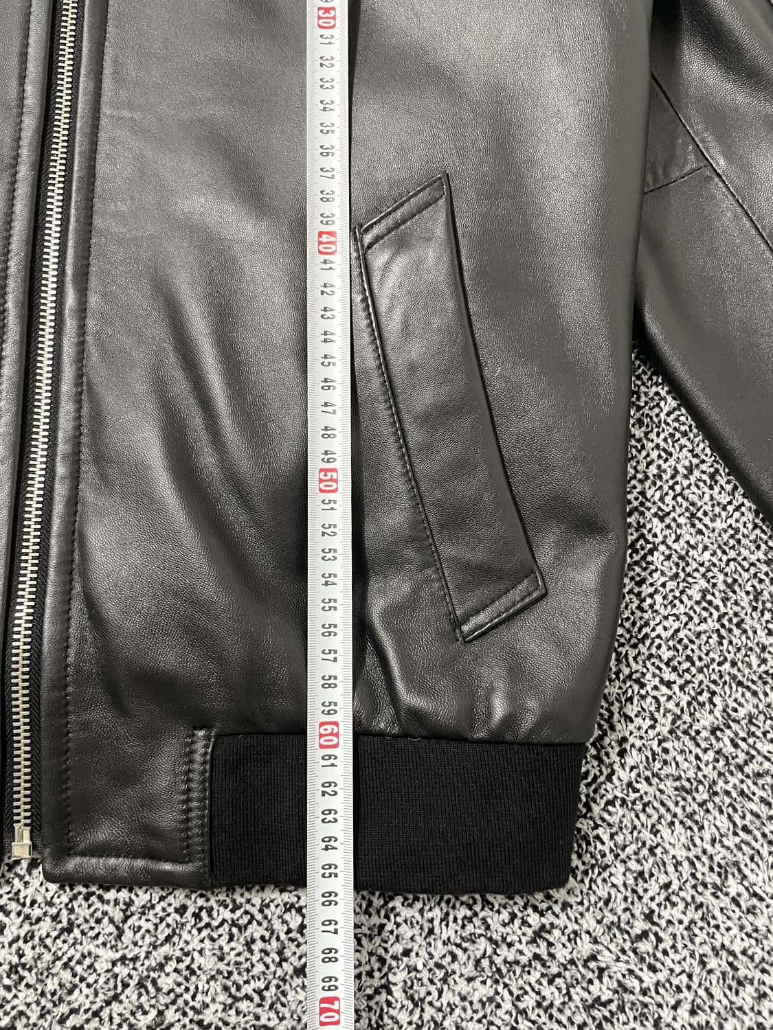 빈티지9. 헤스티지 양가죽 라이더 자켓 가죽자켓 블루종 봄버 램스레더 상품이미지7
