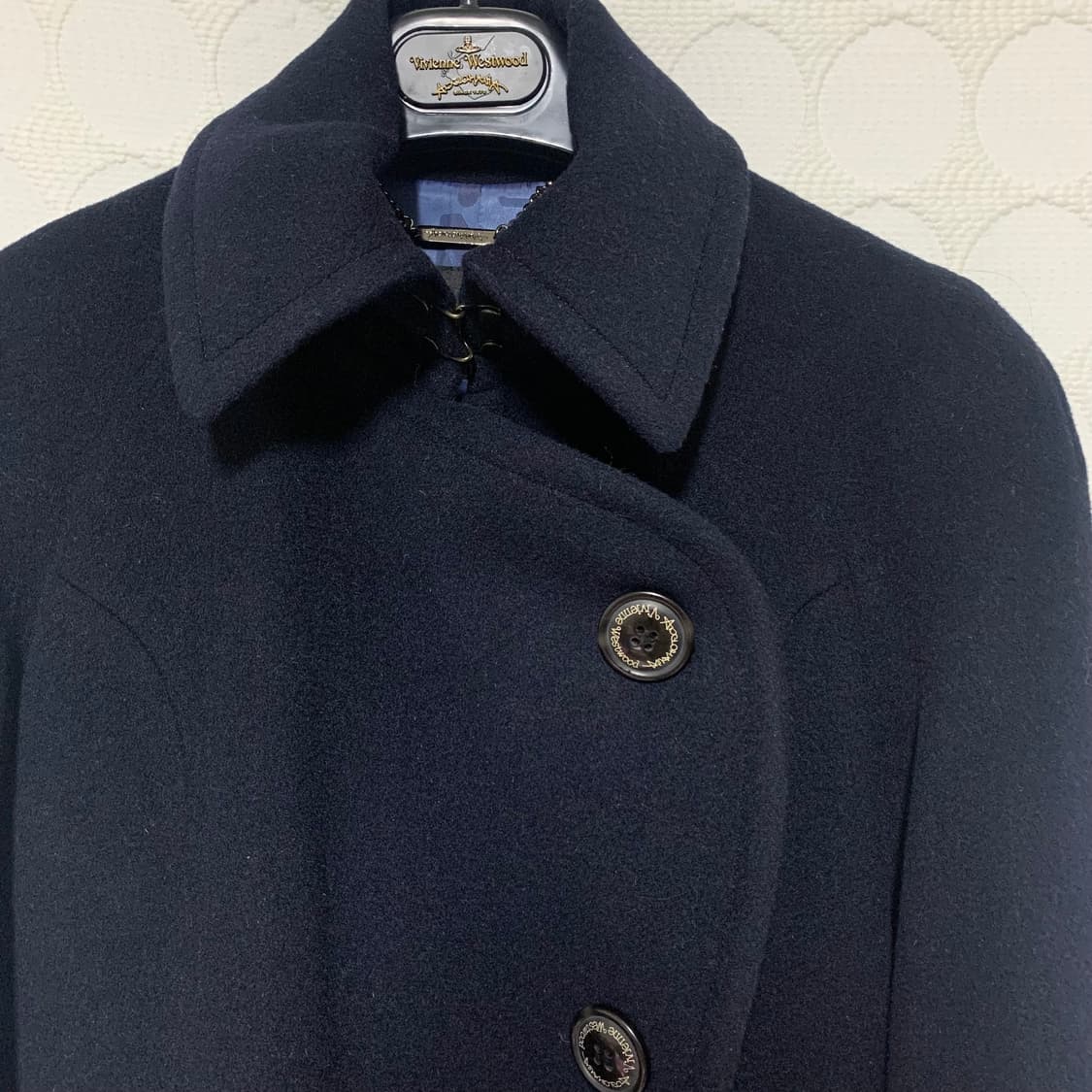 vivienne westwood 진남색 울 코트 상품이미지7