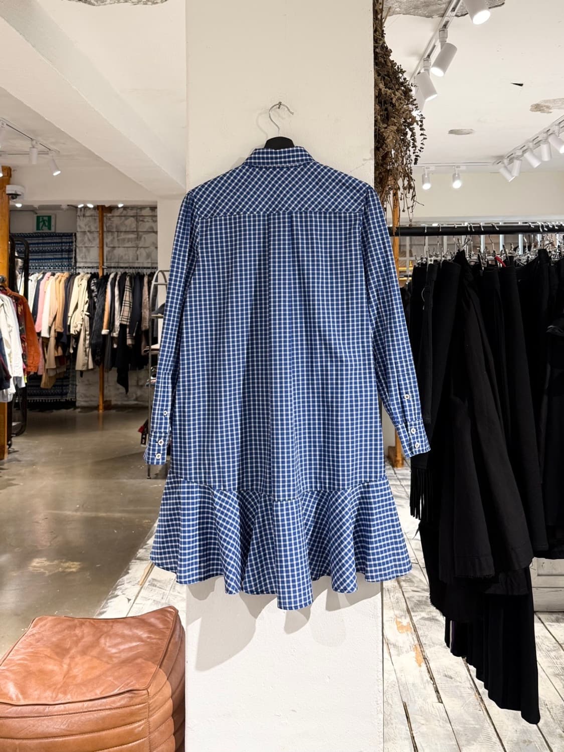 이자벨마랑 에뚜왈 블루 온드리아 셔츠 원피스 상품이미지4