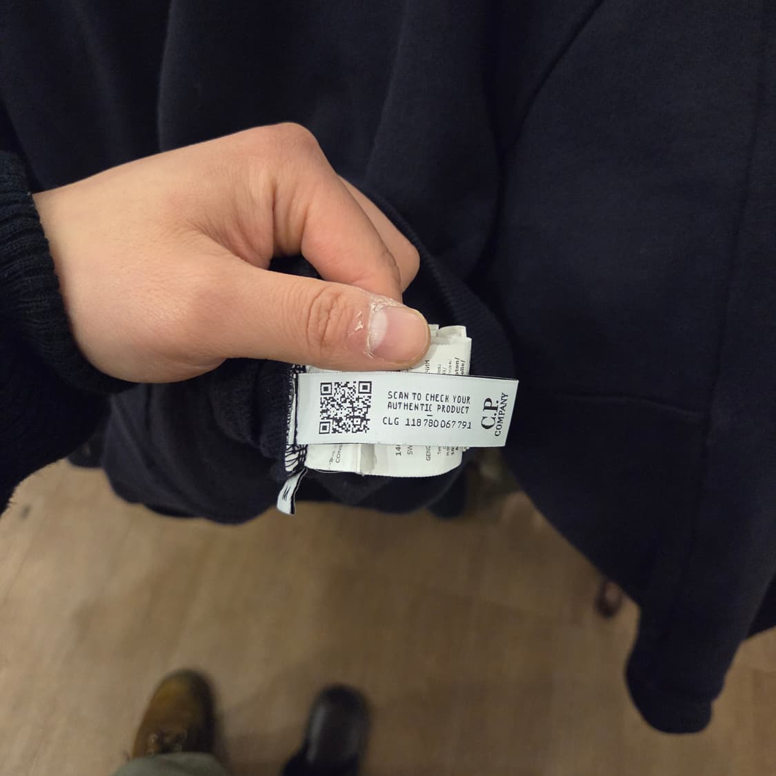 cp컴퍼니 씨피컴퍼니 고글 후드집업 네이비 m 상품이미지9