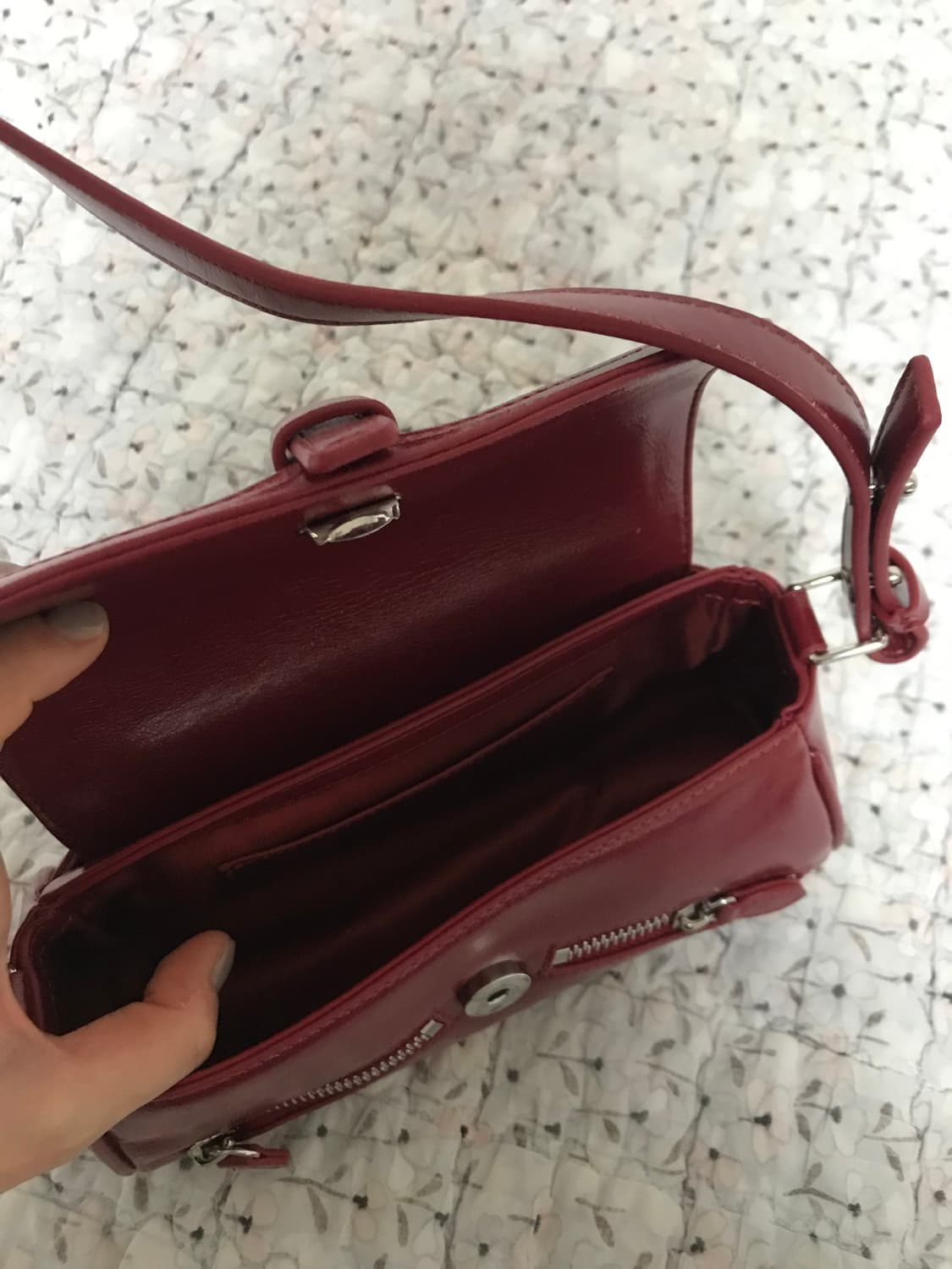 파인드카푸어 베키백 21 레드 (실착 1회) 상품이미지7