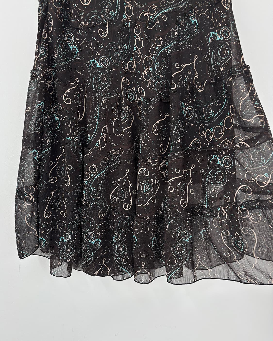 모아나 에스닉 밴딩 티어드 스커트 상품이미지5