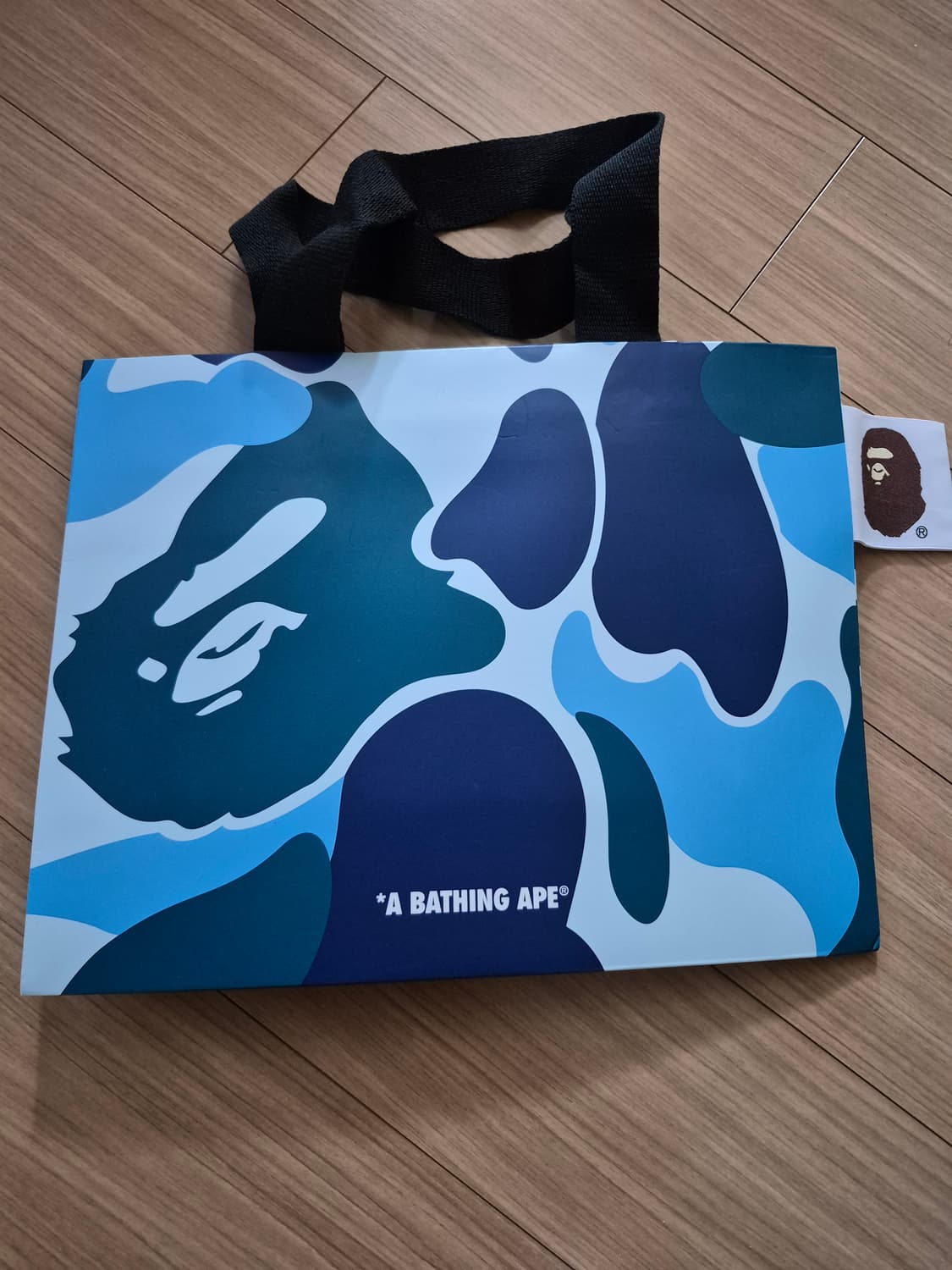 베이프 블루 카모 반팔티 상품이미지3