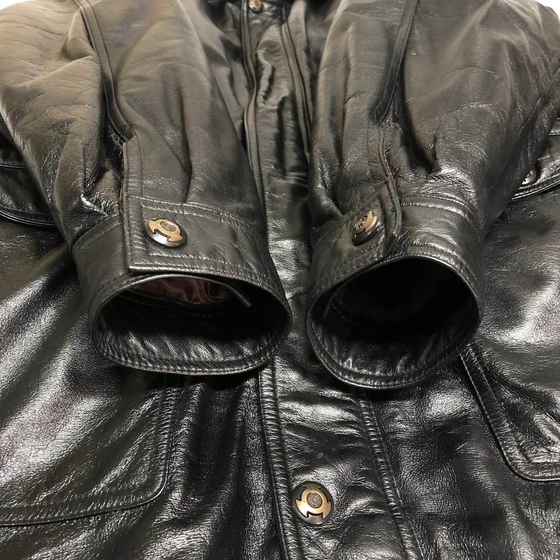 Planet 소가죽 점퍼(오리털내피) XL 상품이미지5