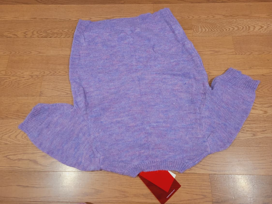 마르디메크르디 로고 자수 반팔 니트 55 상품이미지5