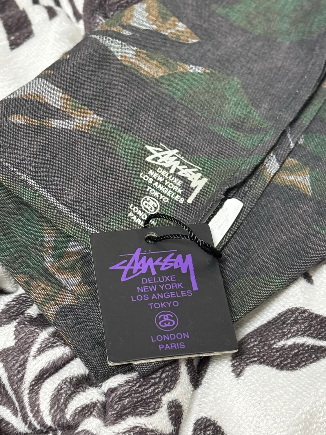 올드 스투시 카모 반다나 데드스톡 상품이미지1