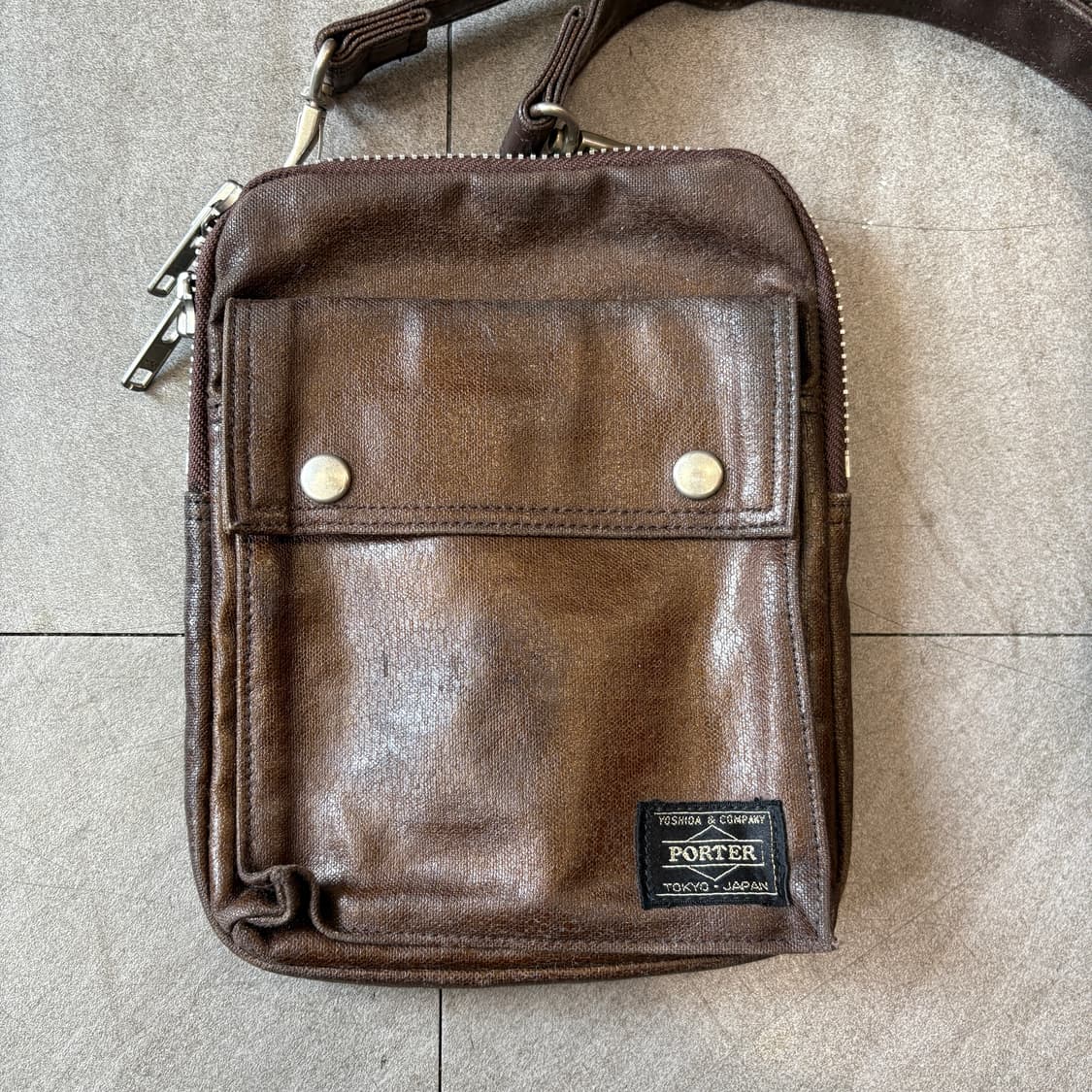 요시다포터 정품 프리스타일 다크 브라운 백 상품이미지2