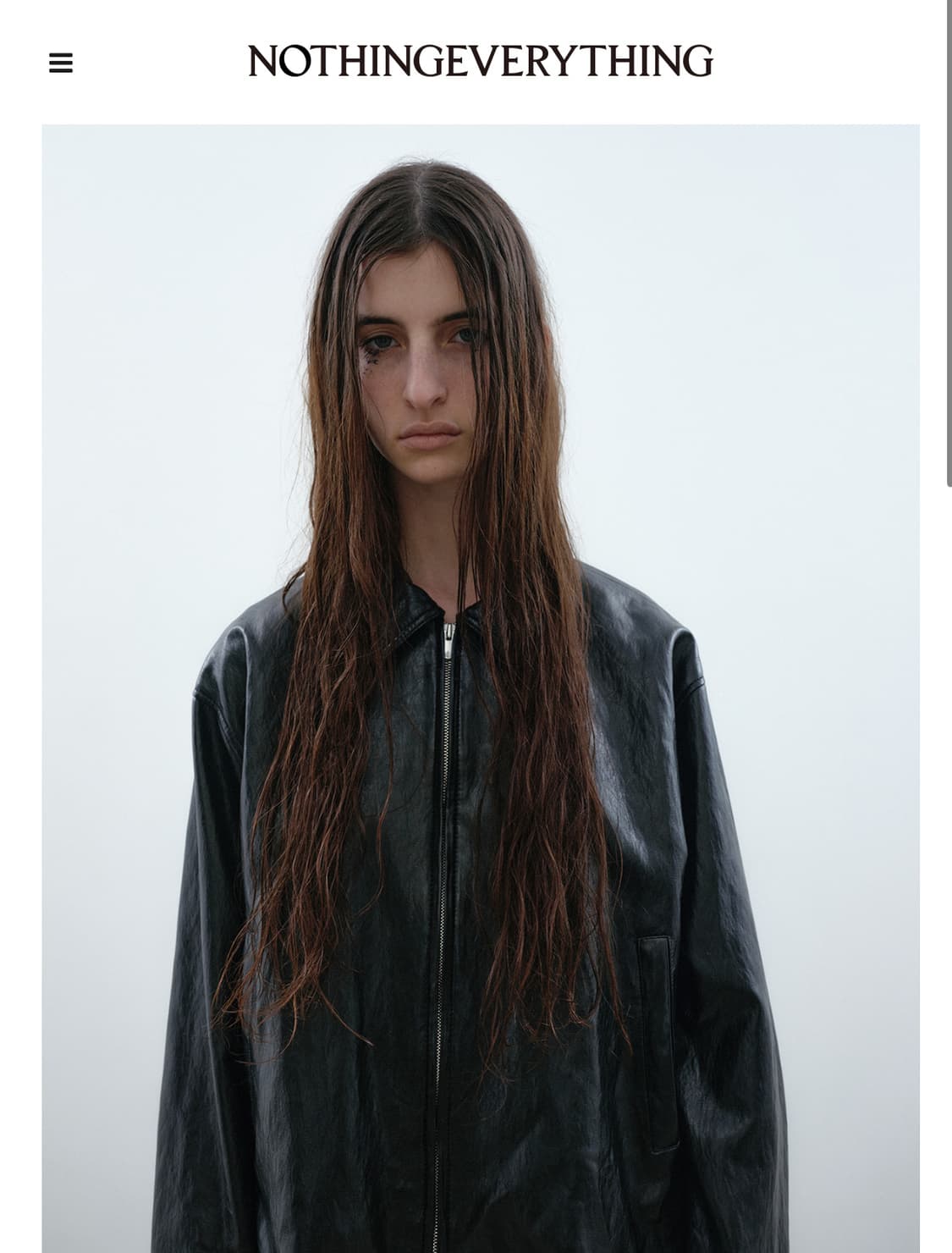 낫띵에브리띵 레더자켓 상품이미지1