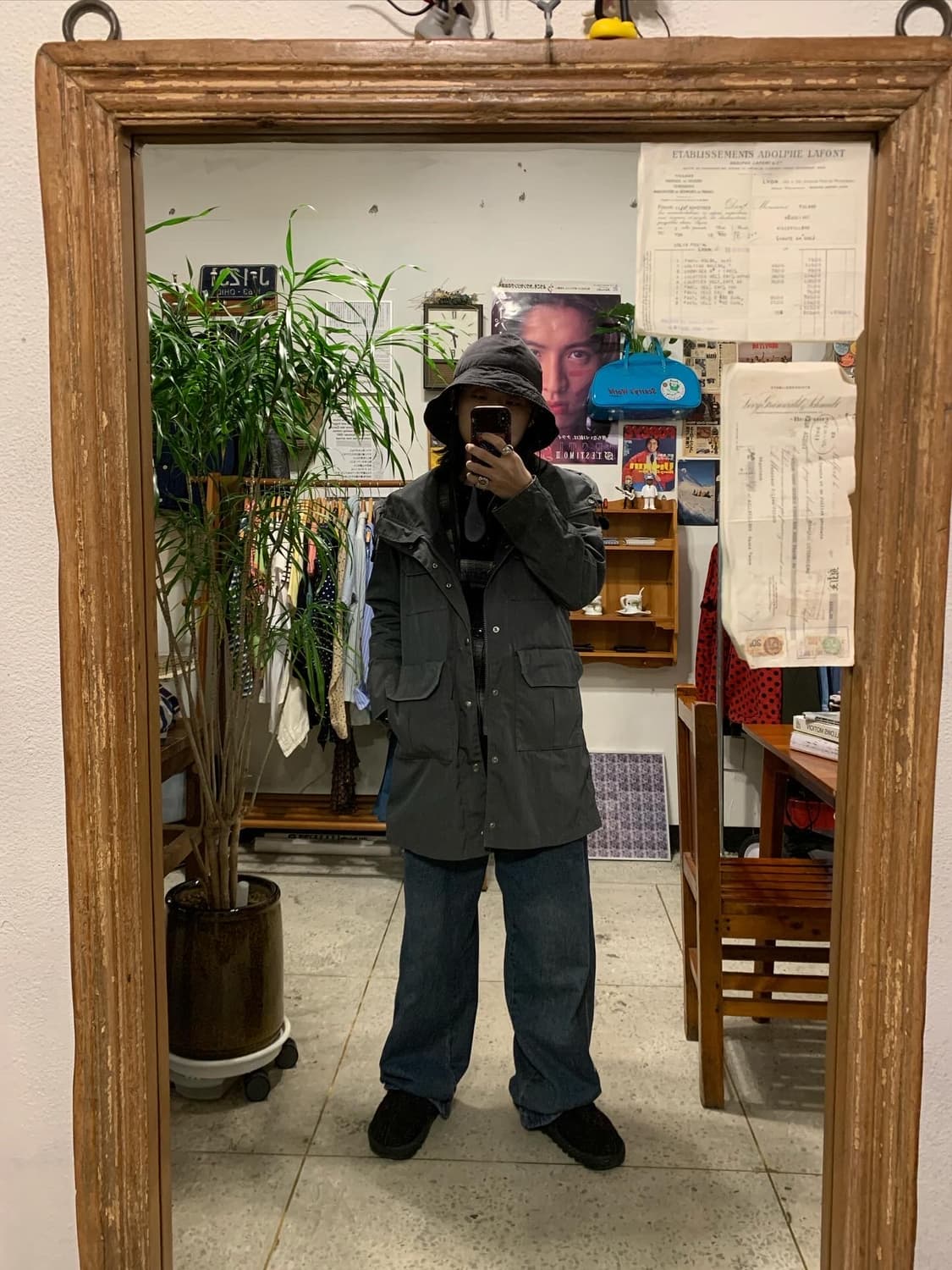 노스페이스 퍼플라벨 그레이 마운틴 파카 상품이미지3