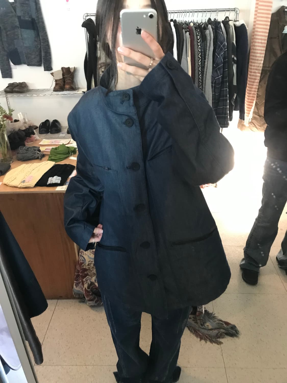 마츠리 빈티지 에디바우어 데님 자켓 상품이미지2