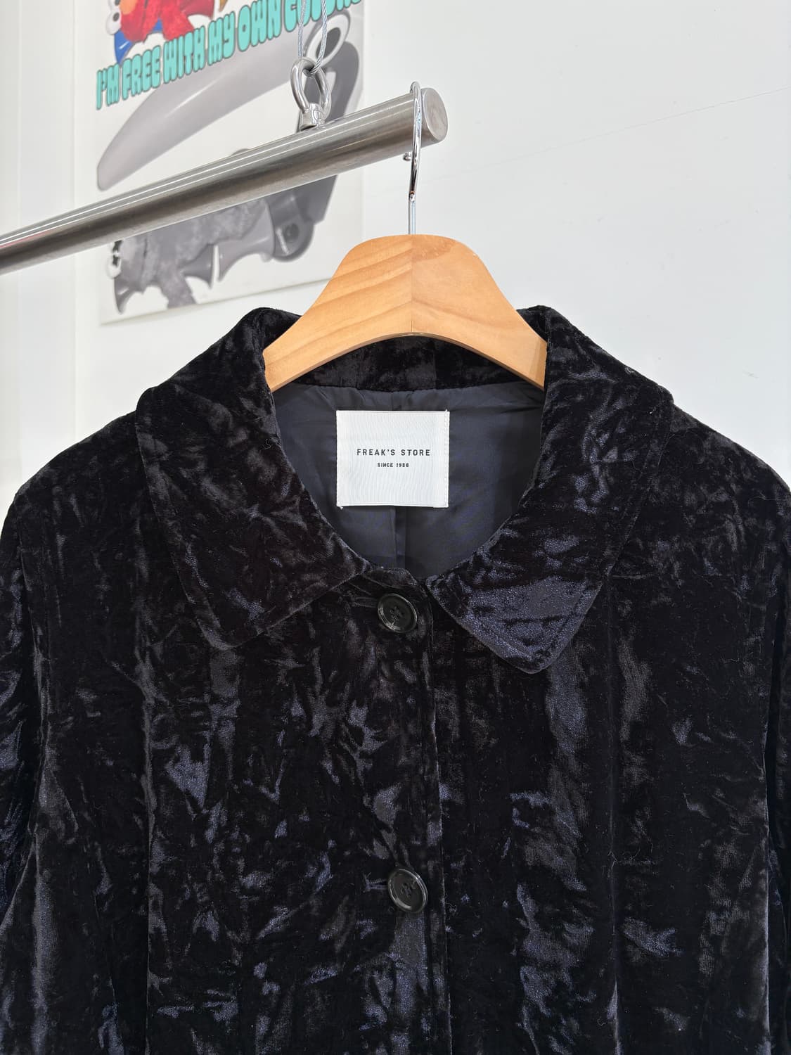 FREAK'S STORE 벨벳 코트 상품이미지2